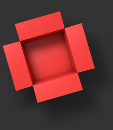 Download Open Box Mockup Template. Top View. | Shree Designs