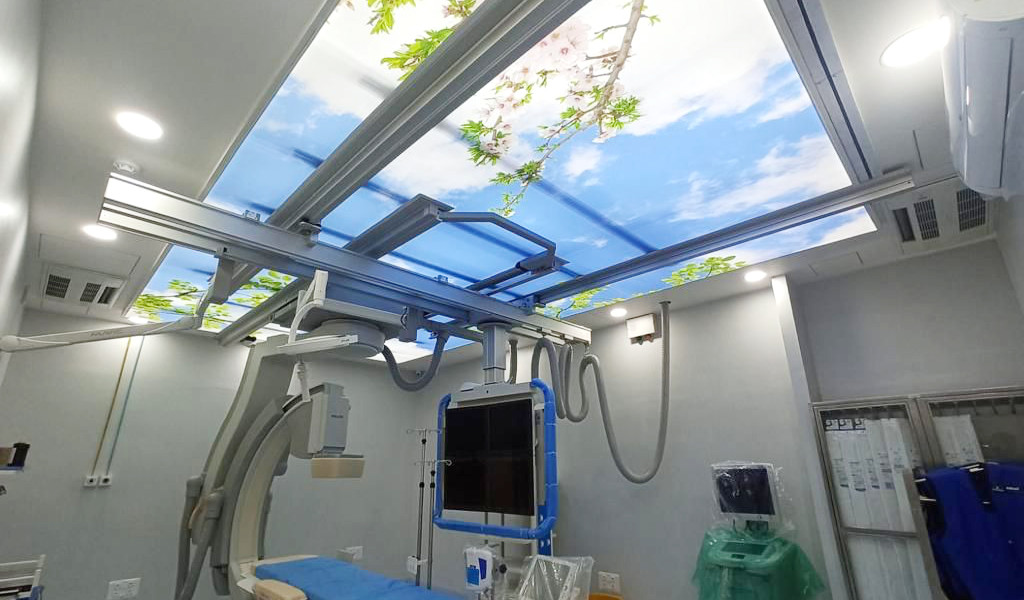 Symbiosis Speciality Hospital - Cath Lab Stretch Ceiling