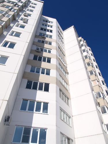 High Rise Building against the blue sky