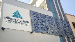 Infinity Vision Eye Care Hospital Exterior Signage