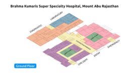 Facility Planning for a Super specialty hospital - Brahma Kumaris Super Specialty Hospital- Ground Floor