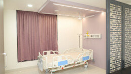 Modern hospital room with a bed - Impulse Hospital - Single VIP Room - 6th Floor