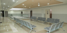 Spacious, modern hospital waiting area - Impulse Hospital - Waiting Area - 7th Floor
