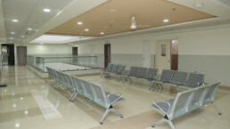 Spacious, modern hospital waiting area - Impulse Hospital - Waiting Area - 7th Floor